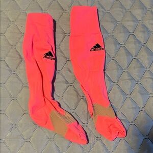 Adidas Pink and Little Kids’ Pink Soccer Socks